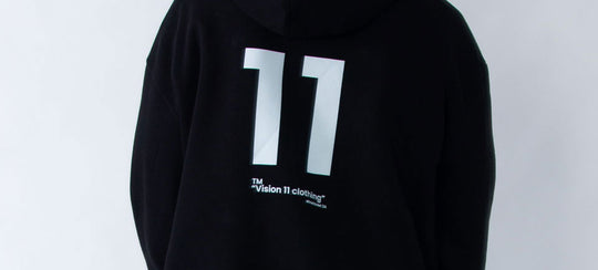 Vision11 Hoodie Zwart