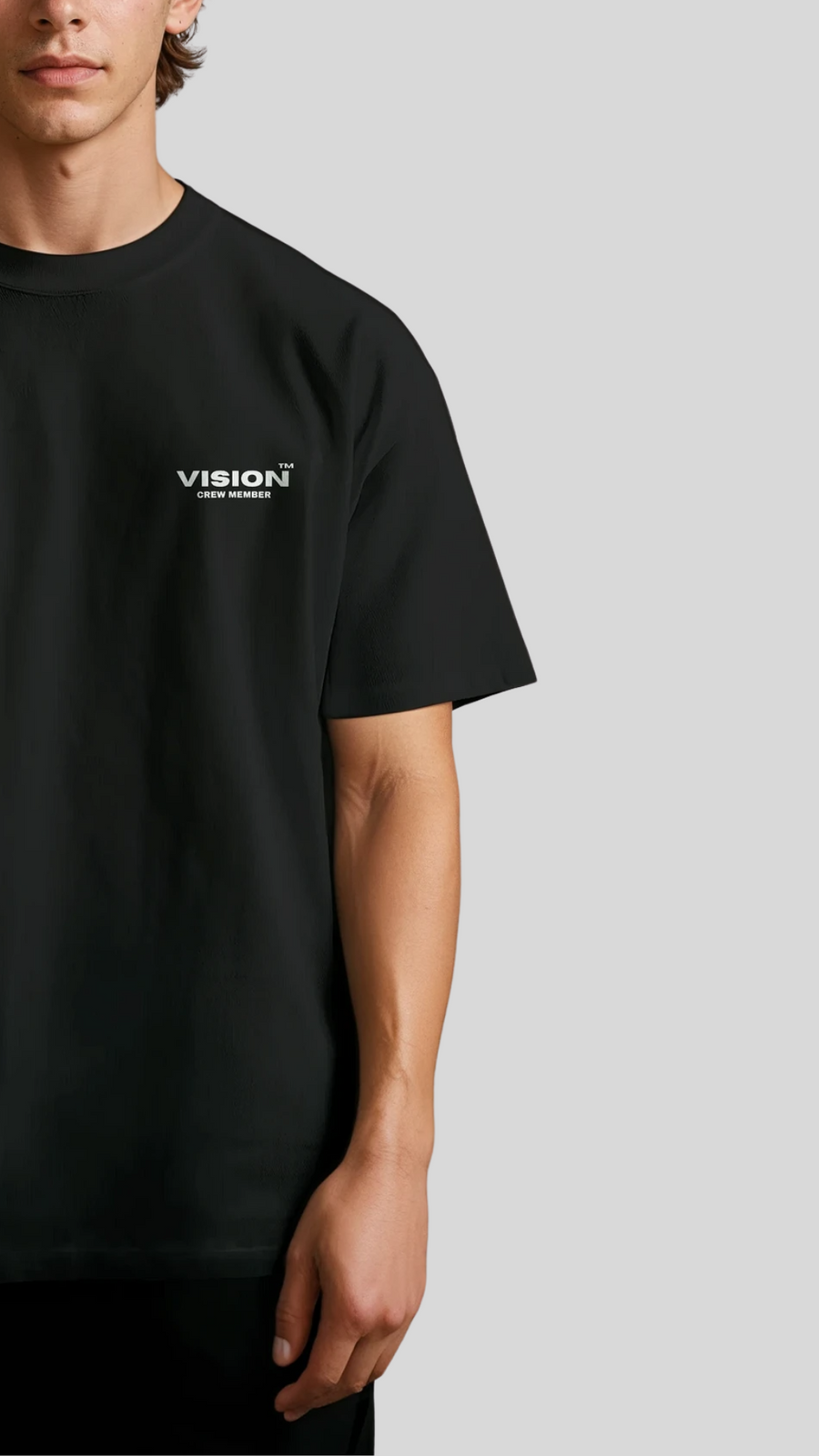 Shirt zwart Crew