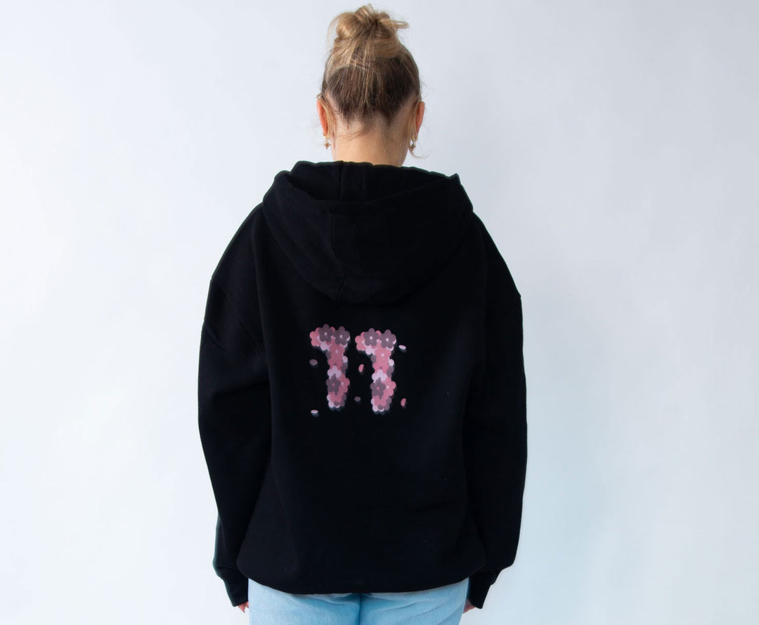 Vision11 bloemen hoodie